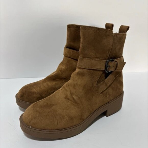 Cushionaire Women’s Houston Brown Ankle Boots, Size 7 M - Picture 5 of 6